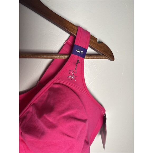Catherines Intimates No Wire Front Close Cancer Courage Bra Size 48D NWT - Picture 5 of 16